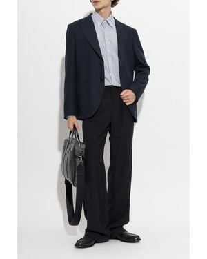 Etro Shirt With A Striped Pattern - Black