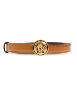 Versace Leather Belt - Brown