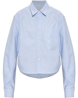 Ami Paris Shirt With Logo - Blue