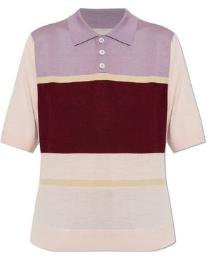Marni Wool Polo Jumper - Red