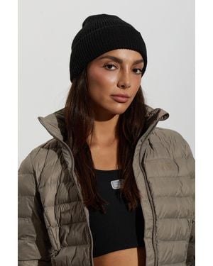 EA7 Beanie With Logo Patch - Black