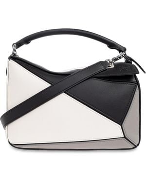 Loewe Hand Bag `puzzle Small`, - Black