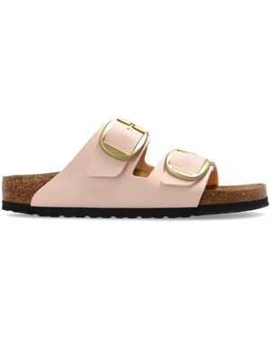 Birkenstock 'Arizona Big Buckle' Slides - Pink