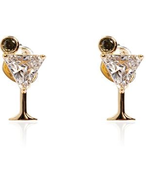 Kate Spade Zirconia Earrings - Metallic