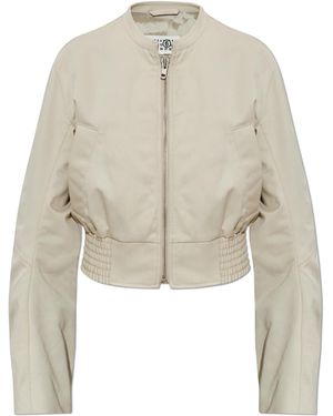 MM6 by Maison Margiela 'Bomber' Jacket - Natural