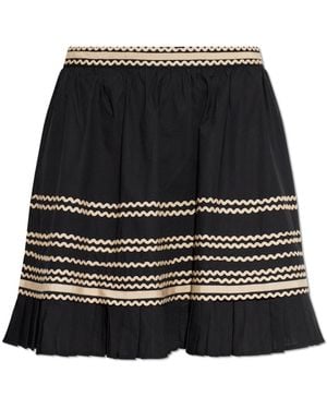 Ulla Johnson 'Adaleigh Mini' Skirt - Black
