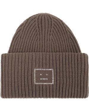 Acne Studios Cap With Logo - Brown