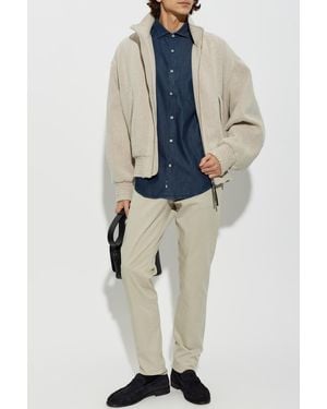 Paul & Shark Denim Shirt With Pocket - Blue