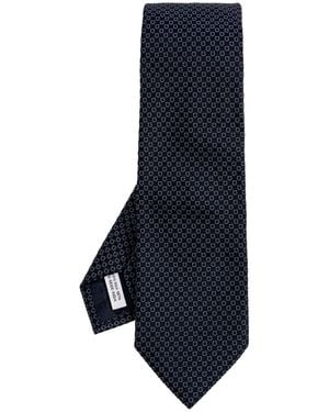 Ferragamo Silk Tie - Blue
