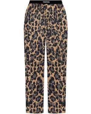 Tom Ford Silk Pyjama Bottoms - Black