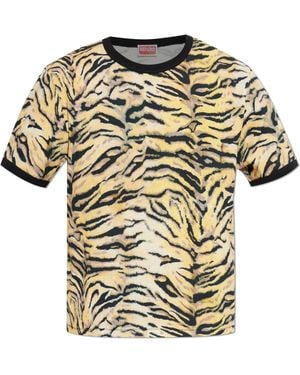 KENZO Patterned T-Shirt - Yellow
