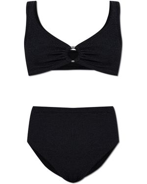 Hunza G Two-Piece Swimsuit 'Nadine' - Black