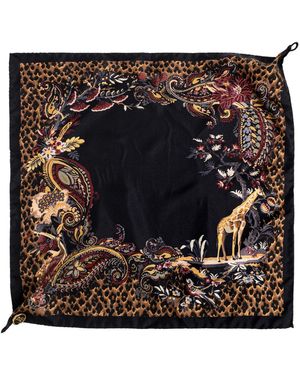Etro Silk Scarf - Black