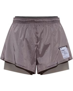 Satisfy 'Techsilk 3' Shorts - Purple