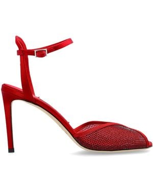Jimmy Choo 'Sacora' High-Heeled Sandals - Red