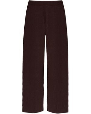 Sportmax Wool Trousers 'Goloso' - Purple