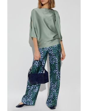 Lanvin Satin Top - Green