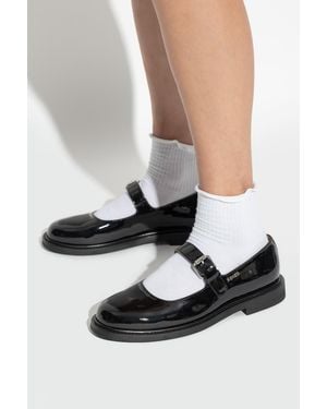 KENZO Leather Ballet Flats - Black
