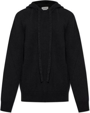 Laneus Wool Hoodie - Black