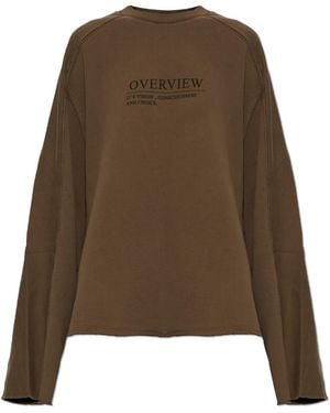 Akep Sweatshirt With A 'Vintage' Effect - Natural
