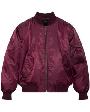 Anine Bing "Leon" Bomber Jacket - Red