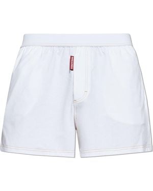 DSquared² Cotton Boxers With Logo - Blue