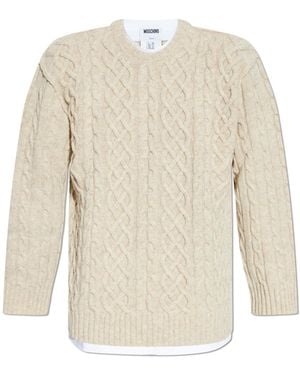 Moschino Wool Jumper - White