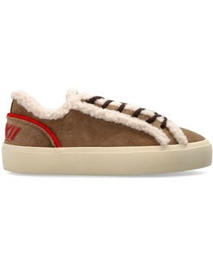 Inuikii 'Lila Shearling Lace Up' Sports Shoes - Brown