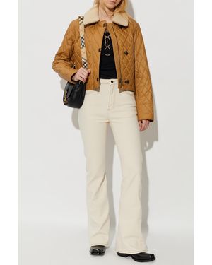 Burberry 'Donella' Flare Jeans - White