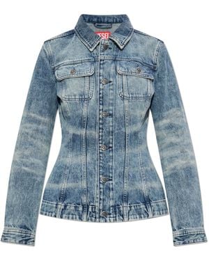 DIESEL Denim Jacket 'De-Katerin-Fsh' - Blue