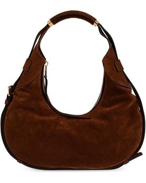 Moschino Suede Bag - Brown