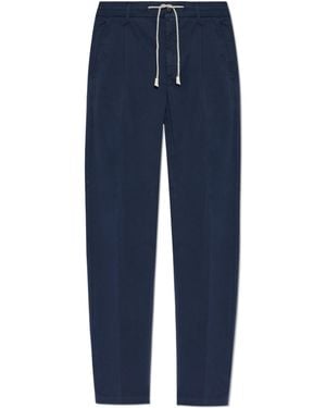 Eleventy Trousers With Tapered Legs - Blue