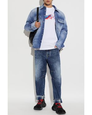 DSquared² T-Shirt With Logo - Blue
