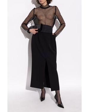 Dolce & Gabbana Wool Skirt - Black
