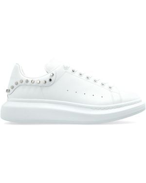 McQueen Sports Shoes With Studs - White