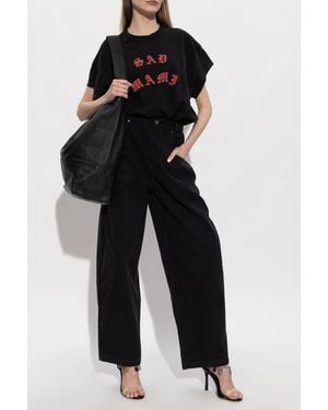 Willy Chavarria T-Shirt "Sad Mami" - Black