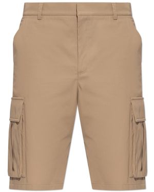 Balmain Cargo Shorts - Natural