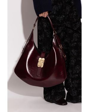 Ganni Eco Leather Bag - Red