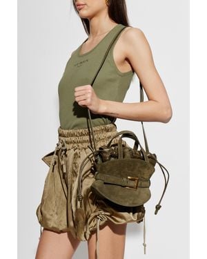 Balmain 'Basket' Handheld Bag - Green