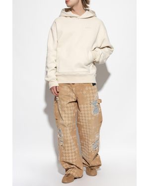 Amiri Sweatshirt With Logo - Natural