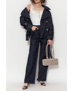 Self-Portrait High-Waisted Jeans - Blue