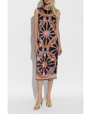 Dolce & Gabbana Dress With 'Carretto' Print - White