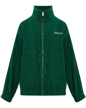 Versace Terry Cotton Sweatshirt - Green