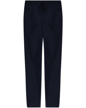 Moncler Loose-Fitting Nylon Trousers - Blue