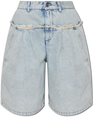 Isabel Marant 'Iselle' Denim Shorts - Blue