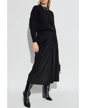 T By Alexander Wang Sweater With Logo - Black