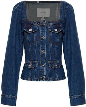 Gestuz "Gzsamia" Denim Jacket - Blue