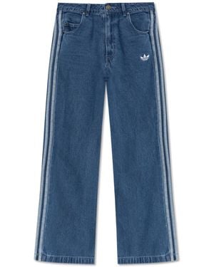adidas Originals Jeans With Logo - Blue