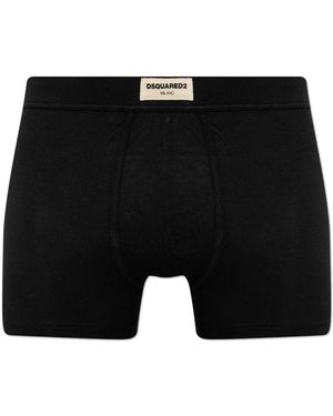 DSquared² Boxers With Logo - Black