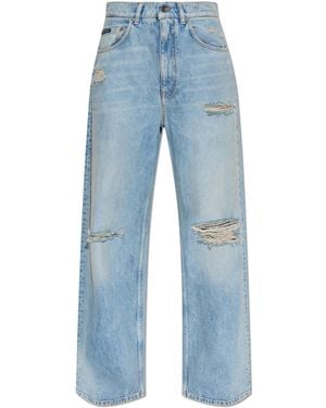 Dolce & Gabbana Jeans With 'Vintage' Effect - Blue